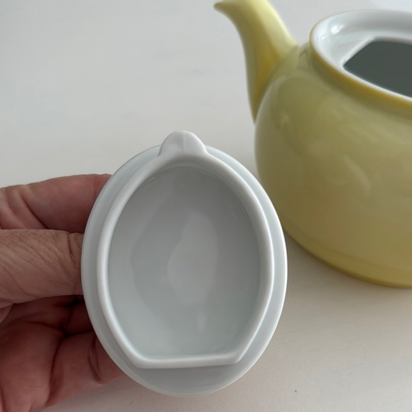 Vintage Arabia Finland Small Yellow Teapot Made in Finland - Picture 5 of 8